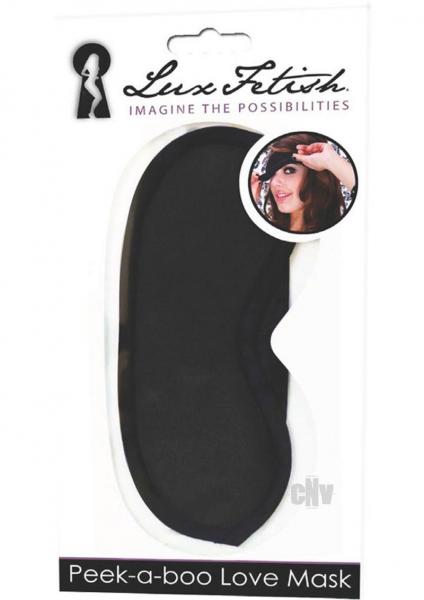 Lux F Peek A Boo Love Mask Black