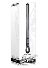 Pen Pal Rechargeable Compact Stainless Steel Vibrator – Black Chrome