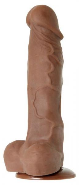 Adam's True Feel Cock Brown Dildo