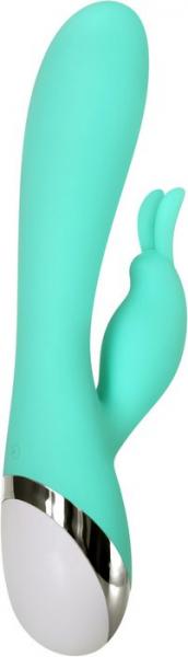 The Silicone Rechargeable Bunny Vibrator Green