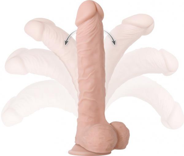 Adam's Poseable True Feel Cock Beige Dildo