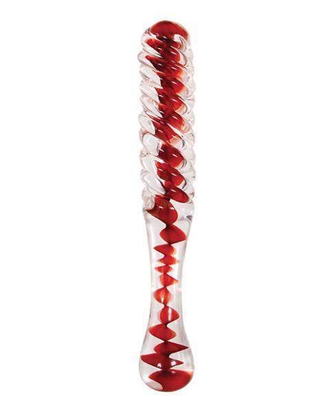 Aande Eves Sweetheart Swirl Glass Red