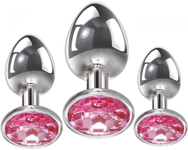 Aande Gem Anal Plug Set Pink