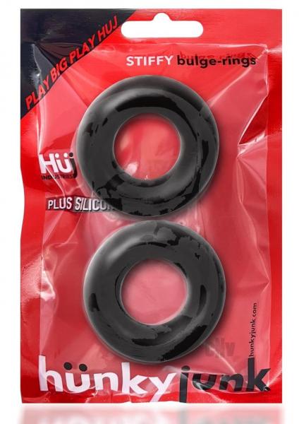 Stiffy Bulge Cockring 2pk Tar Ice