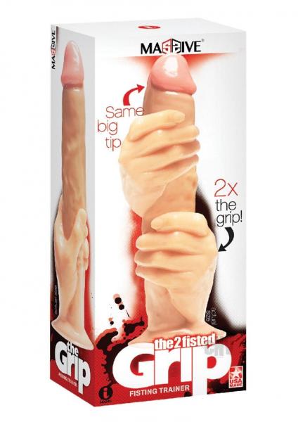 Massive 2 Fisted Grip Dildo