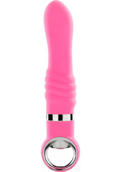 Closet Collection The Christiane Soul Silicone Vibrator Waterproof Pink 7 Inch