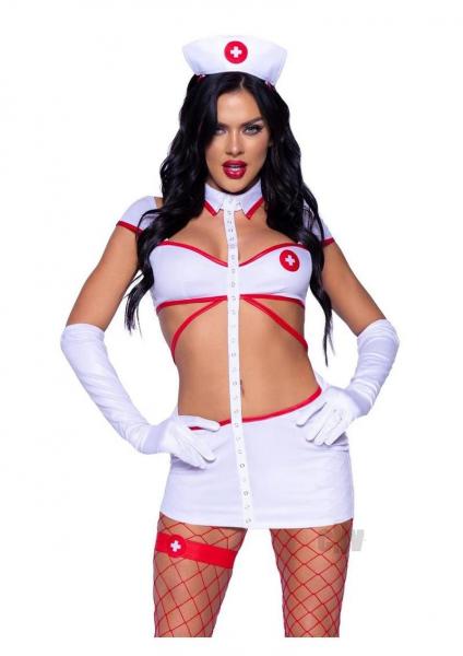 Heartstopping Nurse 4pc Xs White