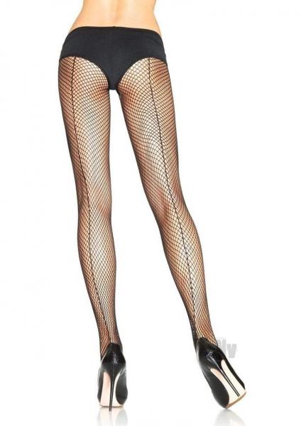 Fishnet Backseam Hose Os Black