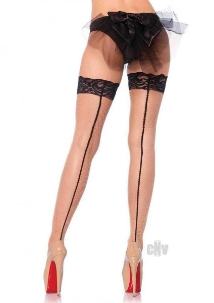 Stay Up Lace Top Thigh High Os Nude/blk