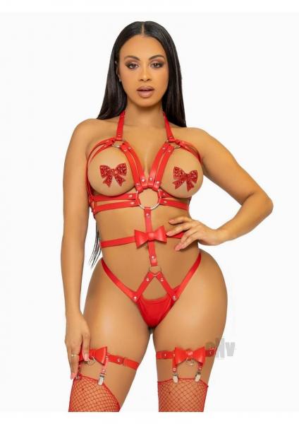 Convert V/l O Ring Harn Teddy Lg Red