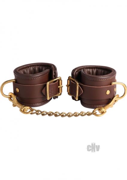 Red Room Ankle Cuffs Brown