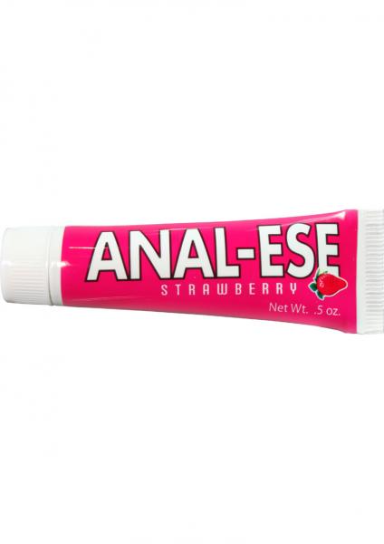 Anal Ese Flavored Desentizing Lubricant Strawberry 0.5oz