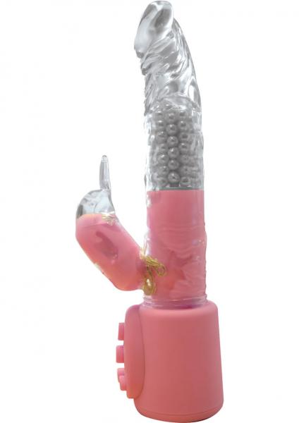 Pearl Ecstasy Penguin Vibrator 7.5 Inch Pink