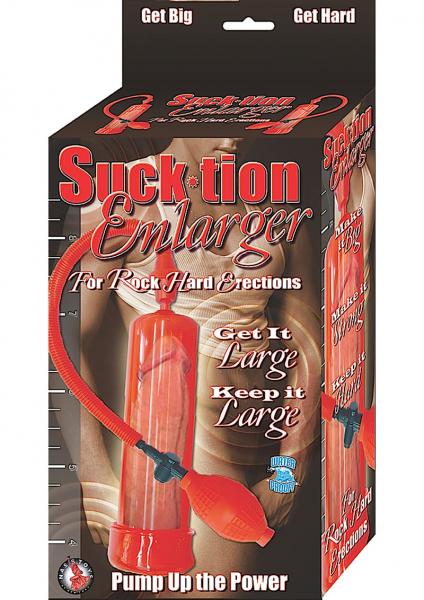 Sucktion Enlarger Penis Pump 8.5 Inch Red