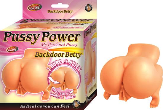 Pussy Power Backdoor Betty Beige