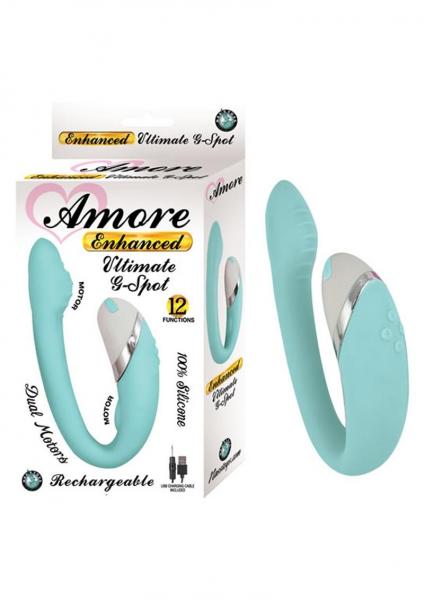 Amore Enhanced Ultimate G-Spot Aqua Blue Vibrator