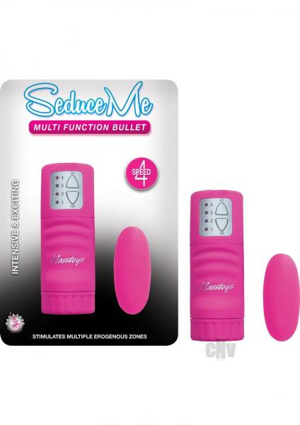 Seduce Me Multi Function Bullet Vibrator Pink