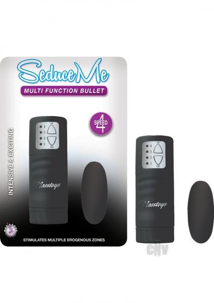 Seduce Me Multi Function Bullet Vibrator Black