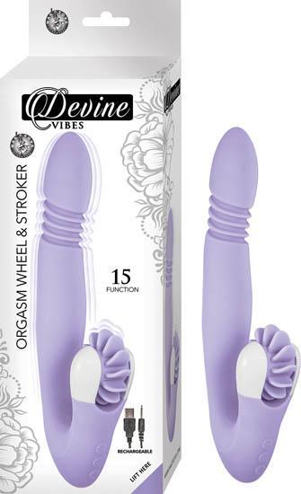 Devine Vibes Orgasm Wheel & Stroker Purple