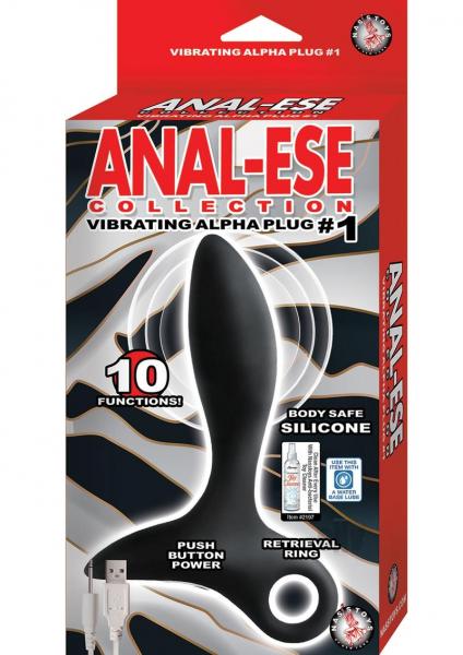 Anal-ese Coll Vibe Alpha Plug 1 Black