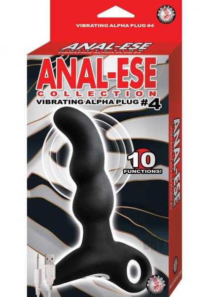 Anal-ese Coll Vibe Alpha Plug 4 Black