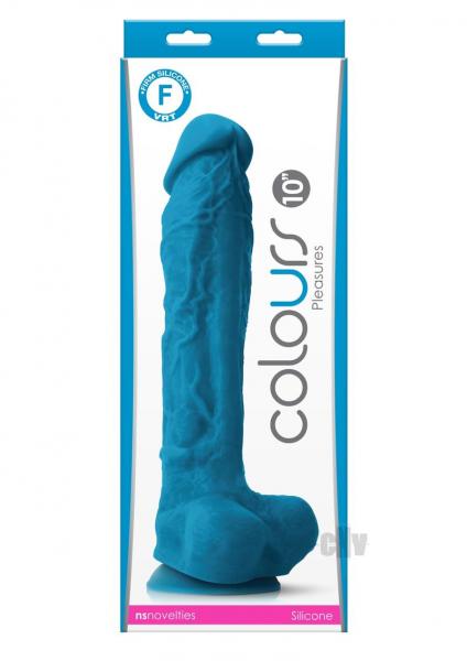 Colours Pleasures Dildo 10 Blue