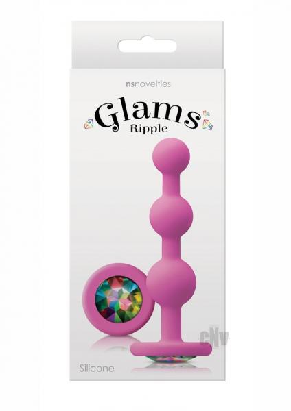 Glams Ripple Rainbow Gem Pink