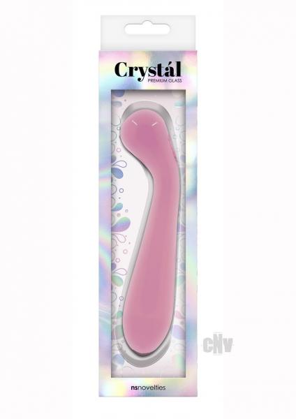 Crystal Glass G-spot Wand Pink