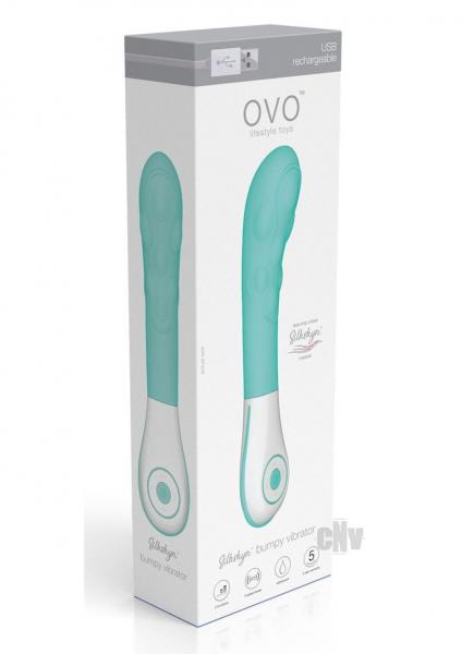 Ovo Silkskyn Bumpy Vibrator Aqua