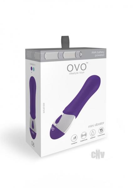 Ovo D6 Bullet Vibrator Purple