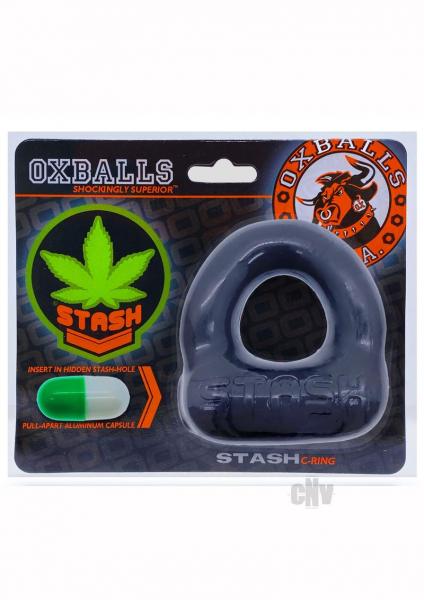 Stash Cring W/aluminum Capsule Black