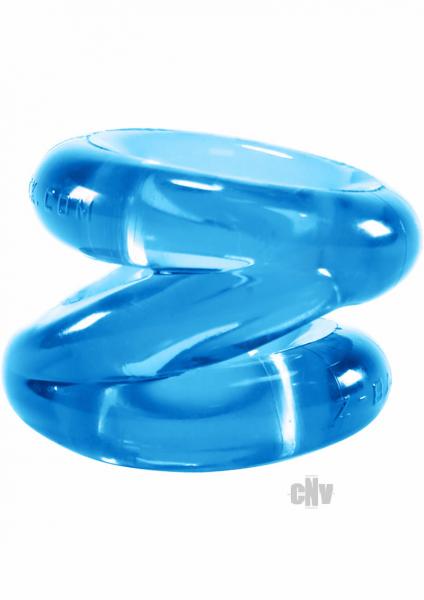 Z Balls Z-Shaped Cockring Ballstretcher Ice Blue