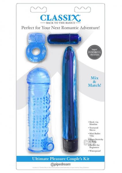 Classix Ultimate Pleasure Couples Kit Blue