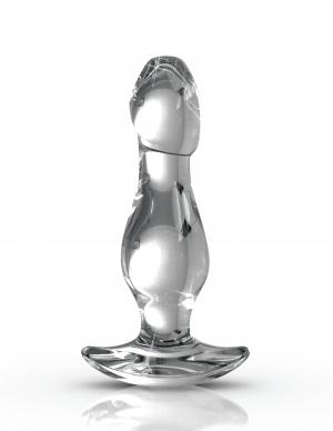 Icicles No 72 Glass Anal Plug Clear 3.6 Inch