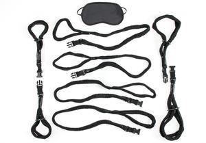 Fetish Fantasy Cuff And Tether Set Black