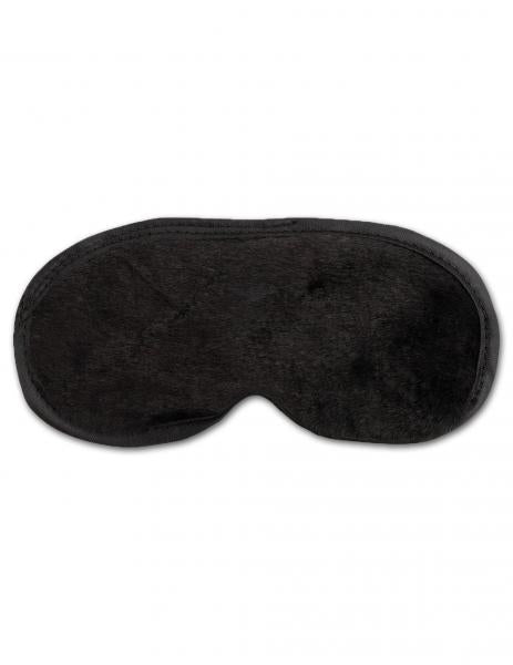 Fetish Fantasy Fur Lined Satin Love Mask Black