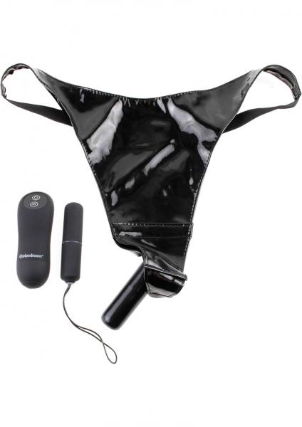 20-function Remote Fantasy Panty - Black