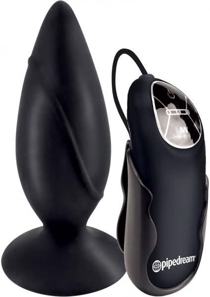 Anal Fantasy Elite Vibrating Silicone Plug Black