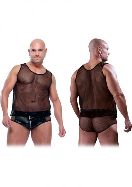 Fetish Fantasy Lingerie male See Thru Sexy Black Large Extra Large