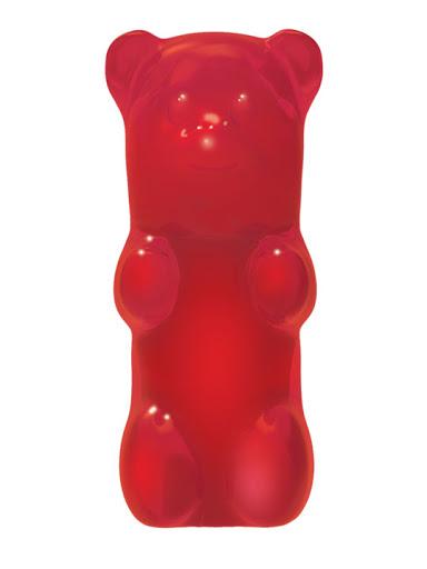 Rock Candy Gummy Bear Vibe Blister Red Bullet Vibrator