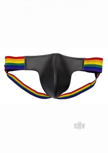 Leather Jock W/ Pride Stripes Md