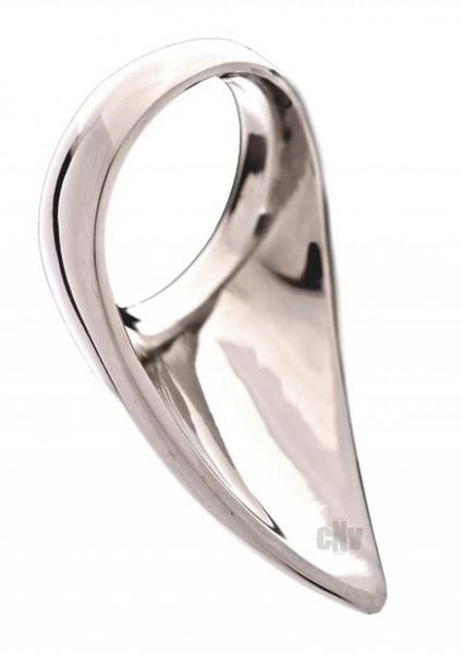 Rouge Tear Drop Cock Ring Steel 1.77 inches