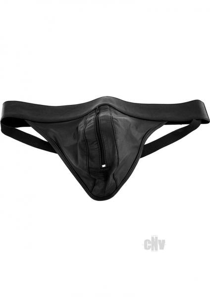 Rouge Zip Lux Jock Black Xl