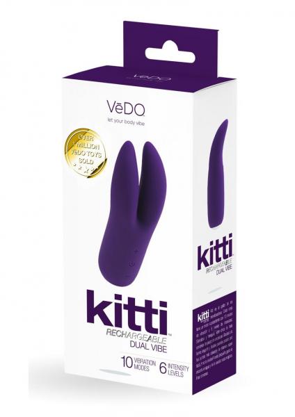 Kitti Rechargeable Dual Vibe Purple