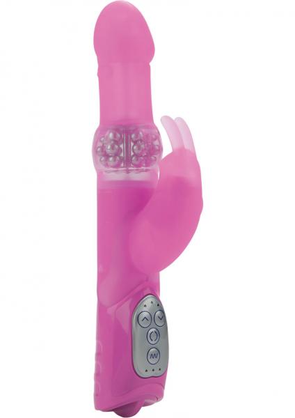 Silicone Jack Rabbit Vibrator Pink