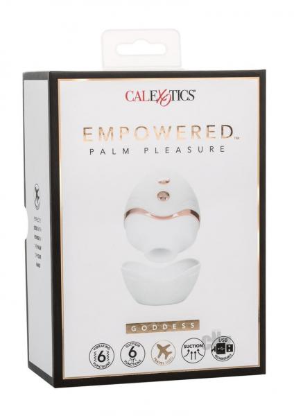 Empowered Palm Pleasure Goddess White