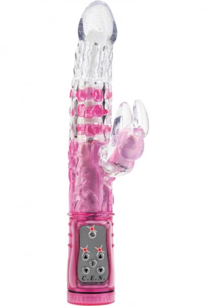 Glitter Glam The Bunny Vibrator Waterproof Pink