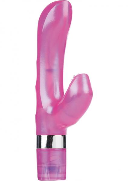 Platinum Edition G-Kiss Dual Motor Vibe Pink 4 Inch