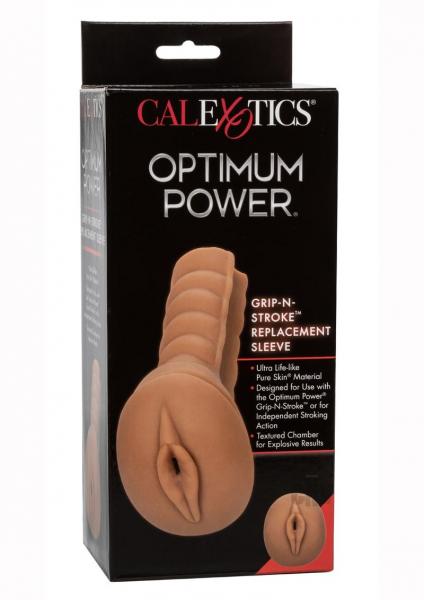 Optimum Power Grip N Stroke Sleeve Brown