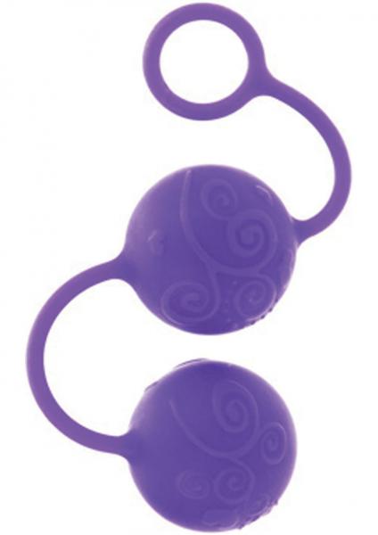 Posh Silicone O Balls Purple